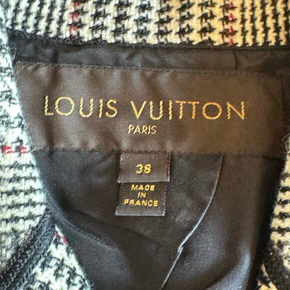 Louis Vuitton *Runway* Pre-Fall 2010 Prince of Wales Tweed Jacket FR 38 US 6 - Picture 3 of 6